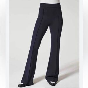Spanx Hi Rise Ponte Knit Flare Pants in Classic Navy